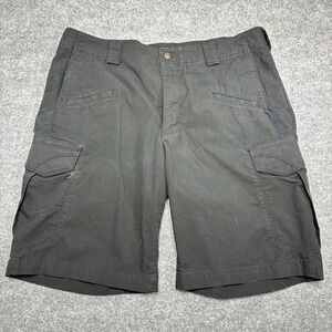 5.11 Tactical Mens Cargo Shorts 34 Black Ripstop Utility Hiking Outdoor